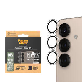 Ochranné sklo čočky fotoaparátu PanzerGlass HoOps na Samsung Galaxy S25 průhledné

 obrázek produktu 2 z 9