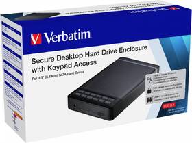 Box na HDD Verbatim Secure externí box pro 3,5" HDD SATA, USB 3.1 

 obrázek produktu 6 z 6