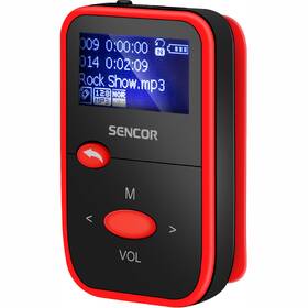 MP3 přehrávač Sencor SFP 4408 RD 8GB černý/červený

 obrázek produktu 1 z 5
