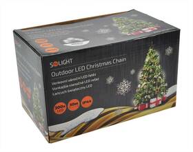 Vánoční osvětlení Solight LED řetěz, 300 LED, 30+5 m, IP44, studená bílá 

 obrázek produktu 6 z 6