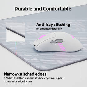 Podložka pod klávesnici a myš Asus ROG Scabbard II Arctic Gray XXL šedá

 obrázek produktu 8 z 11