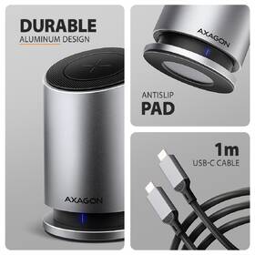 Dokovací stanice Axagon Wireless Charging 9in1 hliník

 obrázek produktu 5 z 8