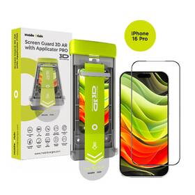 Tvrzené sklo Mobile Origin Screen Guard 3D AR s aplikátorem PRO na Apple iPhone 16 Pro průhledné

 obrázek produktu 3 z 11