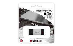 USB Flash Kingston 64GB, USB-C černý/stříbrný

 obrázek produktu 5 z 5