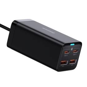 Nabíječka do sítě Baseus GaN3, 2x USB-A, 2x USB-C 100W černá

 obrázek produktu 2 z 15