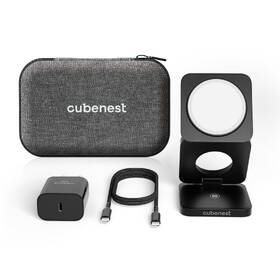 Bezdrátová nabíječka Cubenest S312 PRO 3v1 s MagSafe černá

 obrázek produktu 11 z 14