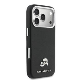 Kryt na mobil Karl Lagerfeld PU Karl and Choupette Heads Pins MagSafe na Apple iPhone 17 Pro černý

 obrázek produktu 3 z 6