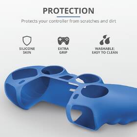 Obal Trust GXT 748 Controller Silicone Sleeve pro PS5 modré

 obrázek produktu 6 z 8