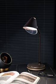 Stolní LED lampička IMMAX FINCH, Qi nabíjení, 9W hnědá/zlatá

 obrázek produktu 14 z 16