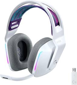 Headset Logitech G733 Lightspeed Wireless RGB bílá barva
