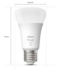 Chytrá žárovka Philips Bluetooth, 9W, E27, White, 4ks 

 obrázek produktu 3 z 6