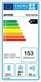 Chladnička s mrazničkou Gorenje RK6193KW bílý

 obrázek produktu 1 z 9