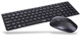 Klávesnice s myší Rapoo 9300M, CZ/SK layout černá barva
