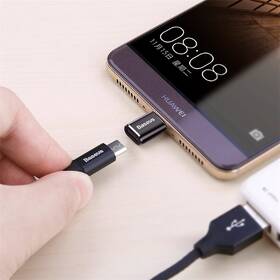Redukce Baseus USB-C/Micro USB černá barva
