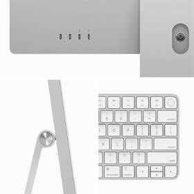 Počítač All In One Apple iMac 24" M3 8-CPU 10-GPU, 256GB - Silver CZ 

 obrázek produktu 2 z 8