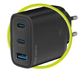 Nabíječka do sítě Mobile Origin GaN 40W MO13, 1x USB-A,  2xUSB-C černá

 obrázek produktu 6 z 12
