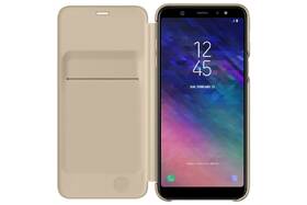 Pouzdro na mobil flipové Samsung Wallet Cover na Galaxy A6+ zlaté

 obrázek produktu 1 z 7