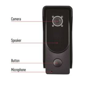 Dveřní videotelefon EMOS EM-05R s ukládáním snímků 

 obrázek produktu 6 z 15