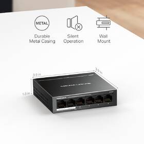 Switch Mercusys MS106LP 

 obrázek produktu 9 z 9