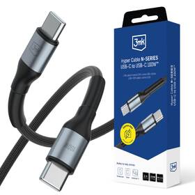 Kabel 3mk Hyper N-SERIES USB-C/USB-C, 100W, 2m černý

 obrázek produktu 1 z 1