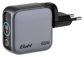 Cestovní adaptér Verbatim Mini GaN LCD, 2x USB-C PD 65 W, 1x USB-A QC 3.0 černý

 obrázek produktu 5 z 9
