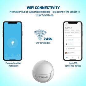 Detektor pohybu Tellur WiFi Smart, PIR 

 obrázek produktu 4 z 8