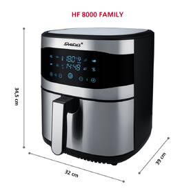Fritéza horkovzdušná Steba HF 8000 černá barva
