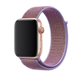 Řemínek Apple Watch 44mm šeříkově modrý provlékací sportovní 

 obrázek produktu 2 z 3