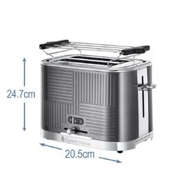 Topinkovač RUSSELL HOBBS 25250-56 Geo Steel 

 obrázek produktu 2 z 9