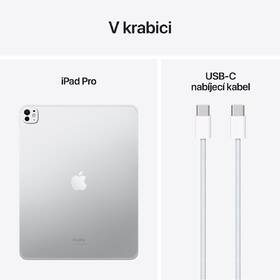 Dotykový tablet Apple iPad Pro 13" M4 WiFi + Cellular 1TB sklo s nanotexturou - Silver 

 obrázek produktu 9 z 9