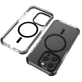 Kryt na mobil Cubenest MagPro Strong Guard s MagSafe na Apple iPhone 15 Pro černý/průhledný

 obrázek produktu 8 z 14