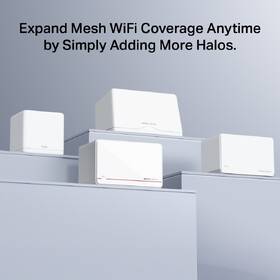Komplexní Wi-Fi systém Mercusys Halo H37BE (2 ks) bílý

 obrázek produktu 8 z 9