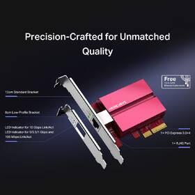 Síťová karta Mercusys MA510E 10 Gigabit PCIe červená

 obrázek produktu 6 z 7