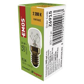Žárovka do pečící trouby EMOS 15W, 58 lm, 300°C, E14 

 obrázek produktu 4 z 5