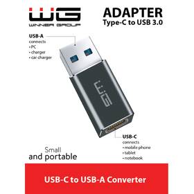 Redukce WG USB-C/USB černá barva
