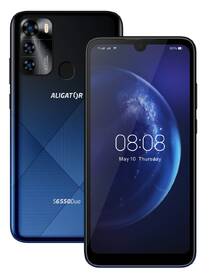 Mobilní telefon Aligator S6550 Duo modrá barva
