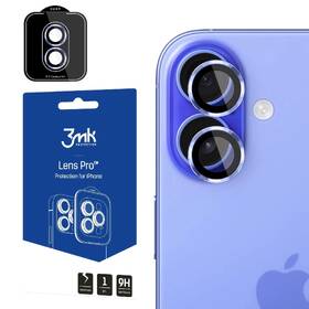 Ochranné sklo čočky fotoaparátu 3mk Lens Protection Pro na Apple iPhone 17 modré

 obrázek produktu 1 z 1