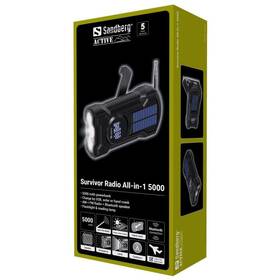 Radiopřijímač Sandberg Survivor Radio All-in-1 5000 černý

 obrázek produktu 5 z 5