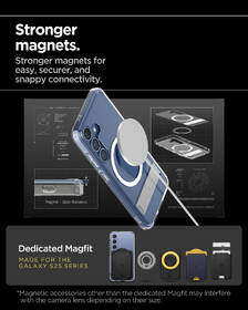 Kryt na mobil Spigen Ultra Hybrid S MagSafe na Samsung Galaxy S25 průhledný

 obrázek produktu 17 z 18