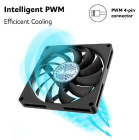 Ventilátor AKASA Slim, 80 mm, PWM černý

 obrázek produktu 2 z 4