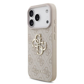 Kryt na mobil Guess PU 4G Metal Logo Strap na Apple iPhone 17 Pro růžový

 obrázek produktu 1 z 7