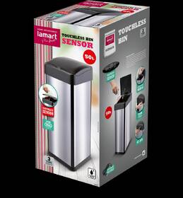 Bezdotykový odpadkový koš Lamart LT8107 50 l černý/nerez

 obrázek produktu 5 z 5