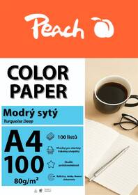 Papíry do tiskárny Peach Color A4 - 100 listů (syté) modré

 obrázek produktu 2 z 2