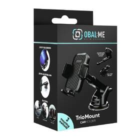 Držák na mobil Obal:Me TrioMount černý

 obrázek produktu 6 z 7