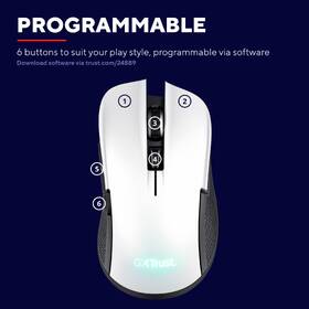 Myš Trust GXT 923 YBAR Wireless bílá

 obrázek produktu 9 z 11