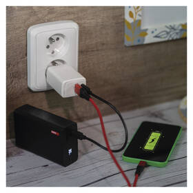 Nabíječka do sítě EMOS GaN, 45W, 1x USB-A/1x USB-C bílá

 obrázek produktu 6 z 14