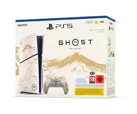 Herní konzole Sony PlayStation 5 (typ modelu - slim) Ghost of Yōtei Gold Limited Edition Bundle zlatá barva
