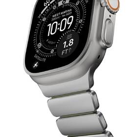Řemínek NOMAD Stratos FKM na Apple Watch 45/46/49mm, titanový stříbrný/zelený

 obrázek produktu 7 z 12