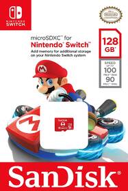 Paměťová karta SANDISK Micro SDXC 128GB UHS-I U3 (V30) pro Nintendo Switch (100R/90W) 

 obrázek produktu 2 z 2