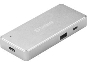 Čtečka paměťových karet Sandberg USB-C/A, CFast+SD Card Reader šedá

 obrázek produktu 1 z 4